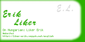 erik liker business card